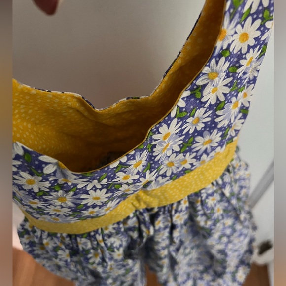 Handmade floral dress - Picture 3 of 4